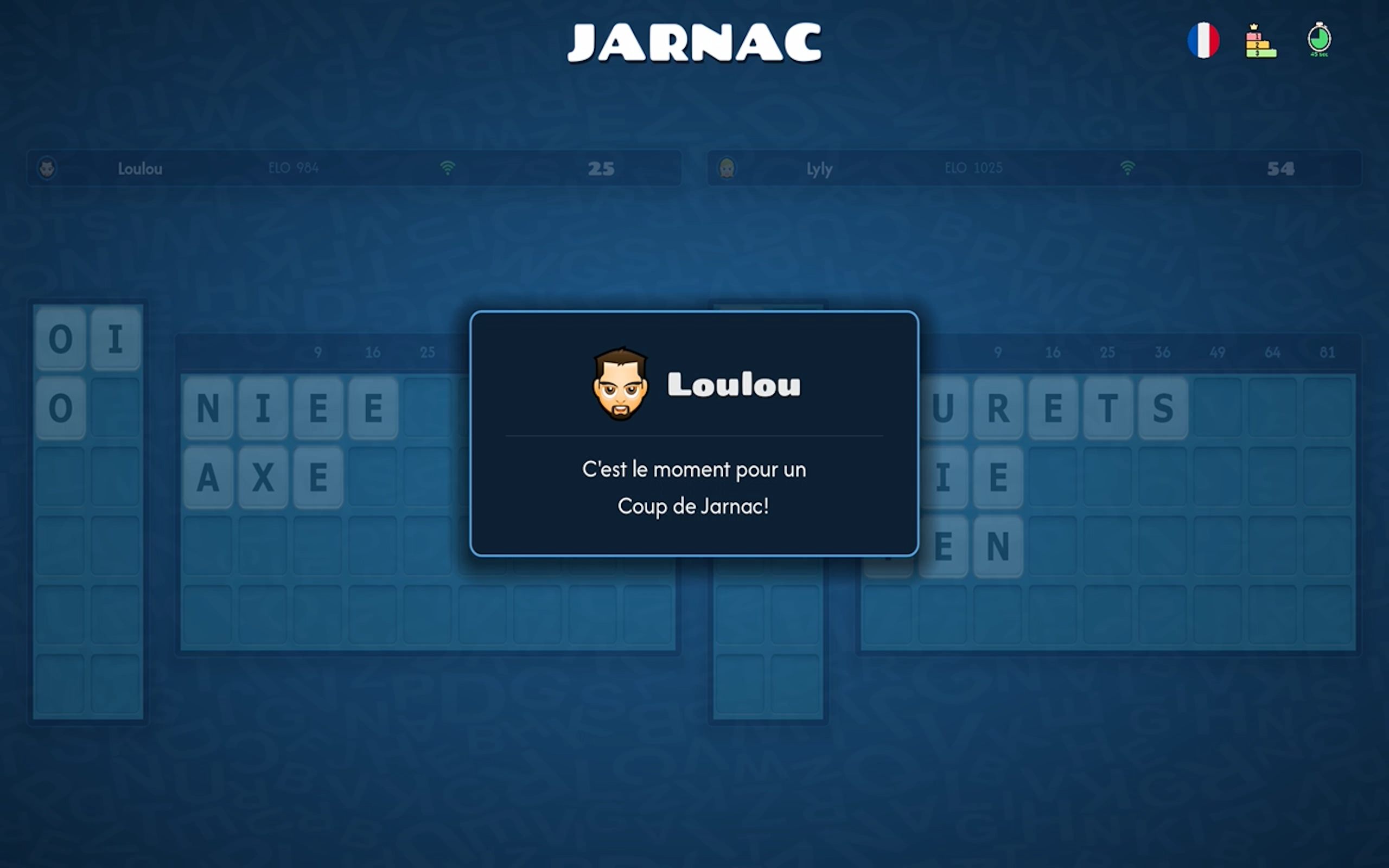 Annonce d'un coup de Jarnac