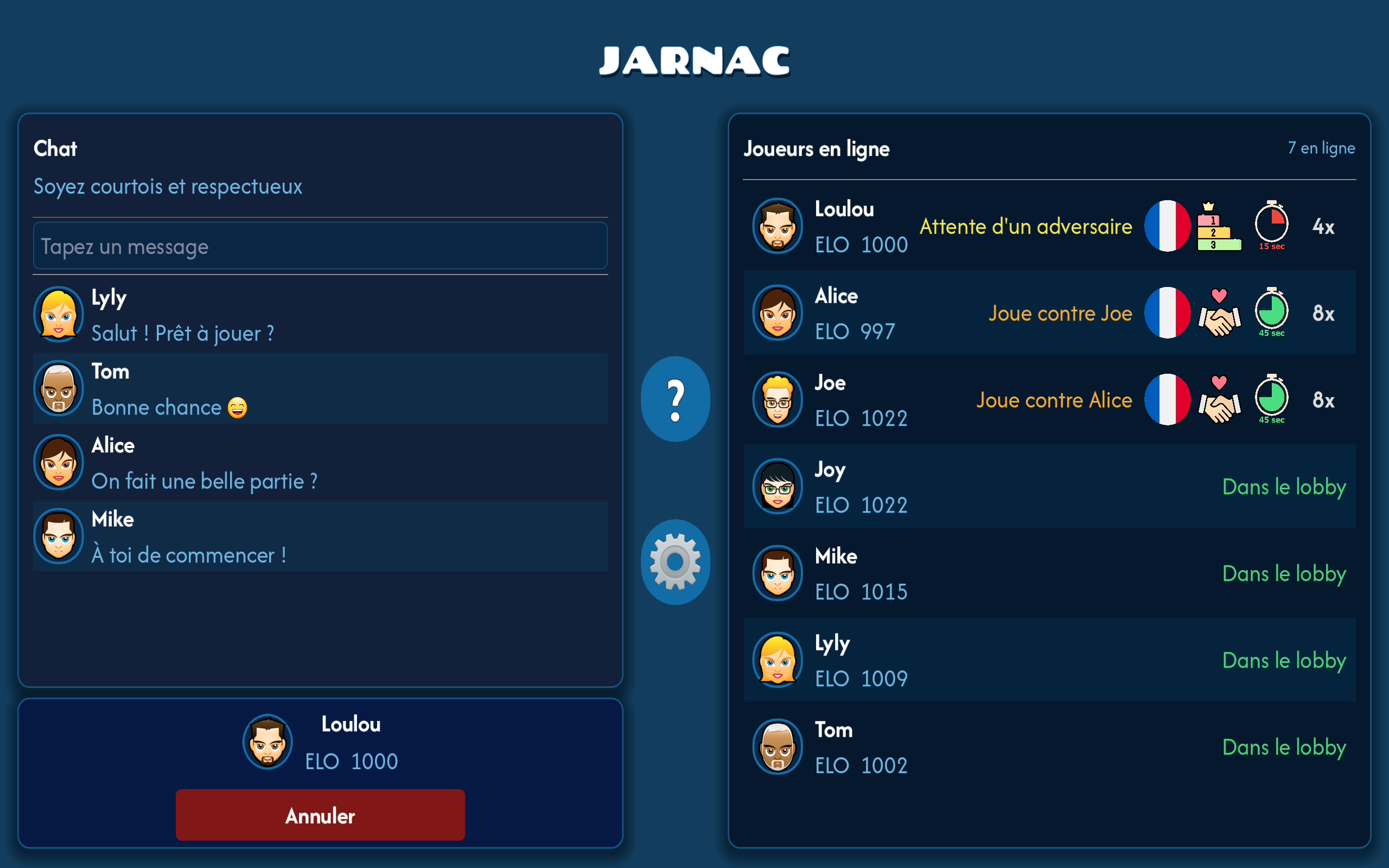 Le lobby Jarnac